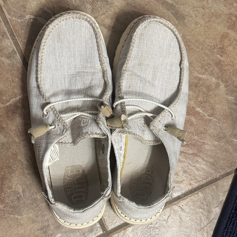 Casual Light Gray Slip-On Shoes